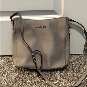 Michael Kors Taupe Crossbody Bag
